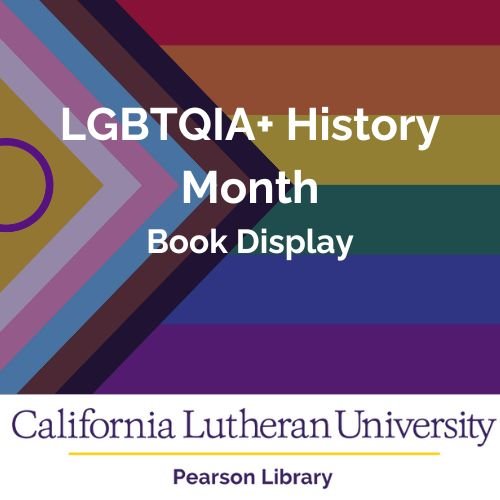 LGBTQIA+ History Month Book Display