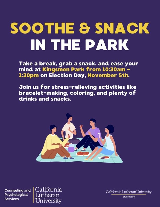 Soothe & Snack In The Park