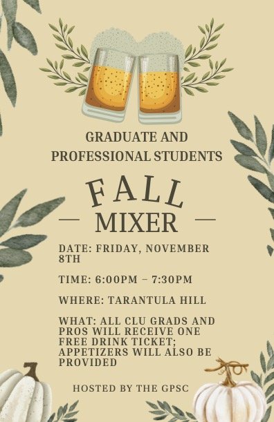 GPSC Fall Mixer