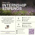 VITAL Internship Stipend Information Sessions