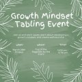 CAPS Growth Mindset Tabling Event