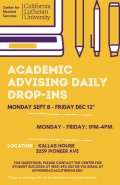 Academic Advising Daily Drop-Ins