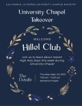University Chapel: Hillel Chapel Takeover 