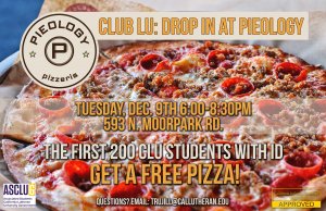 Drop-In at Pieology 