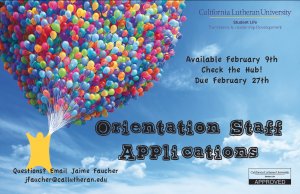 Orientation Staff Applications
