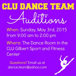 CLU Dance Team Auditions