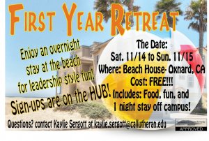First Year Retreat