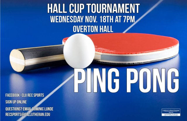 Hall Cup Ping Pong