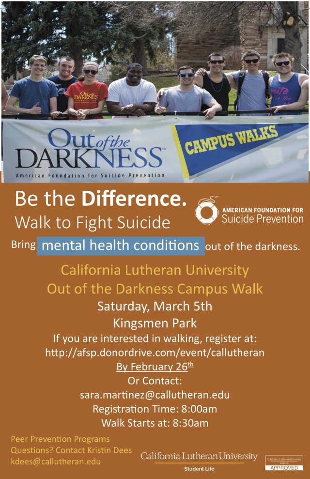 American Foundation for Suicide Prevention Walk