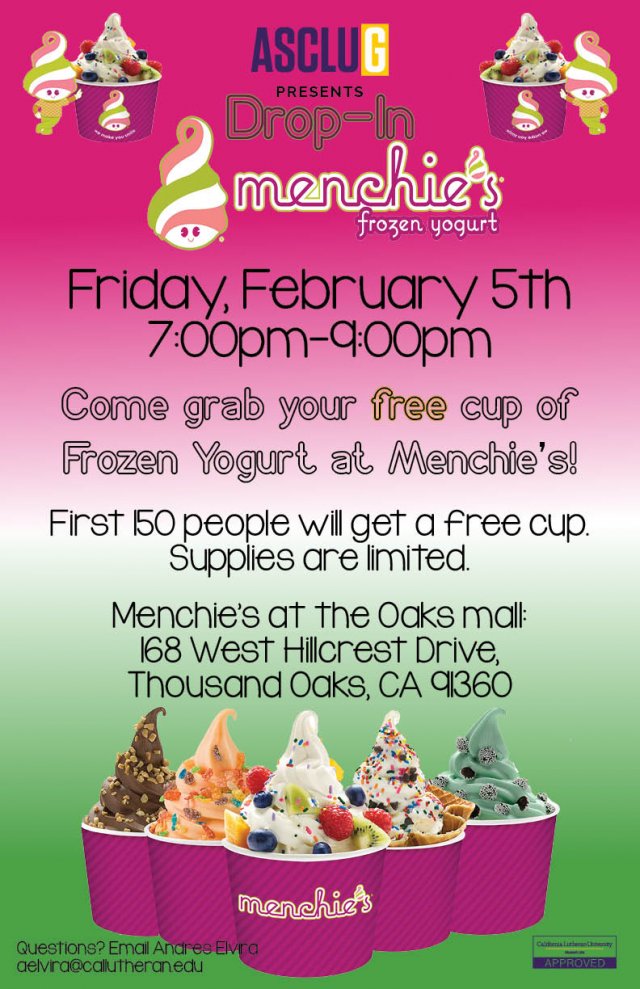 Drop-In: Menchie's Frozen Yogurt