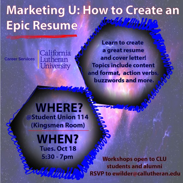 Marketing U: How to Create an Epic Resume