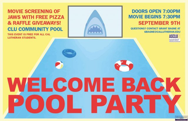 ASCLUG Presents: Welcome Back Pool Party