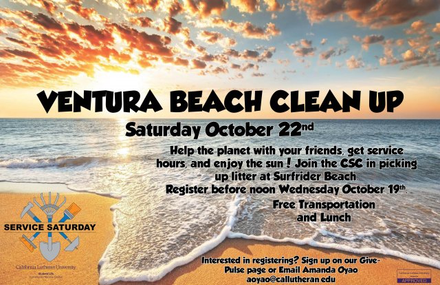 Ventura Beach Clean Up