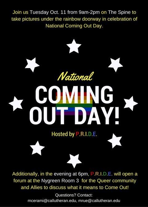 National Coming Out Day Gathering