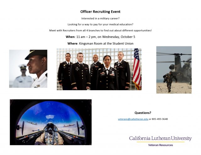 Officer Recruiting Event