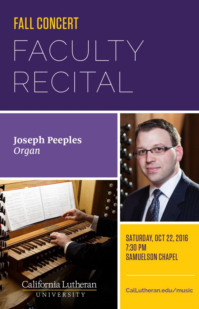 Faculty Recital: Joseph Peeples