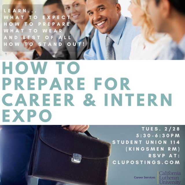 How to Prepare for the Career and Intern Expo