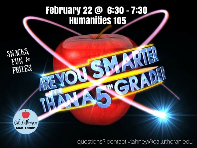 Are You Smarter than a 5th Grader?