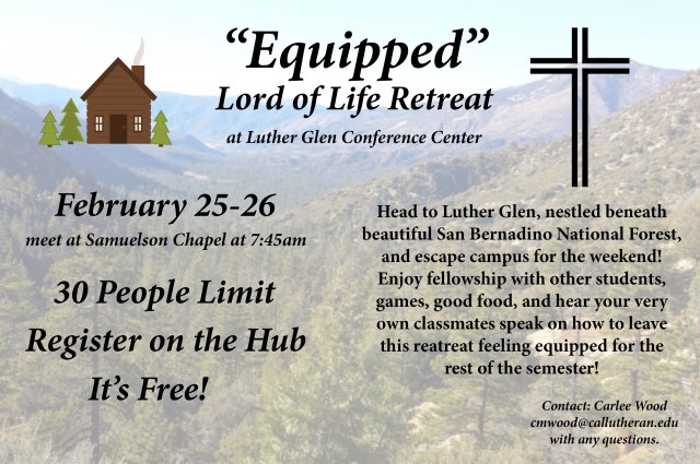 "Equipped" - Lord of Life Retreat