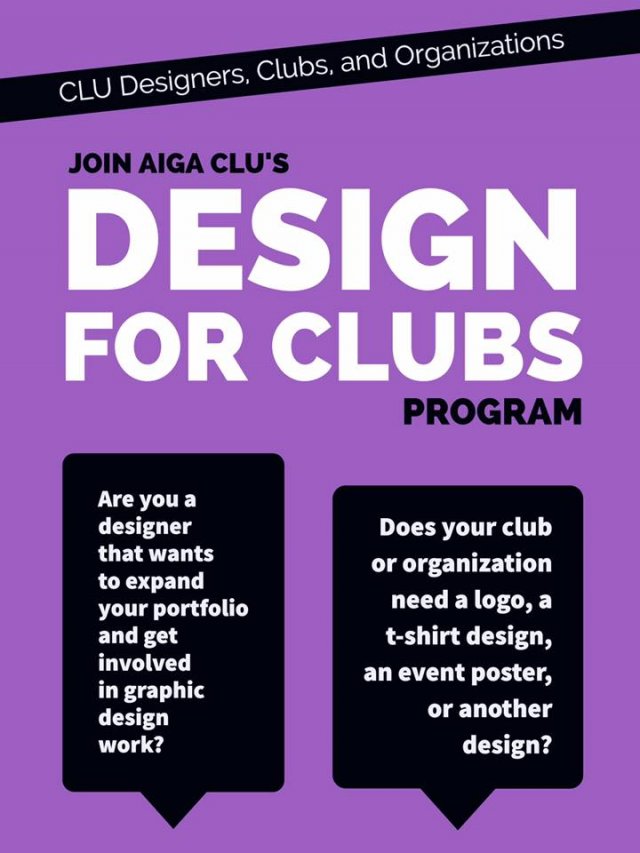 Design for Clubs Program