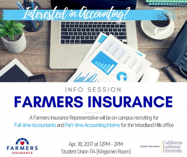 Farmers Insurance Information Session Cal Lutheran