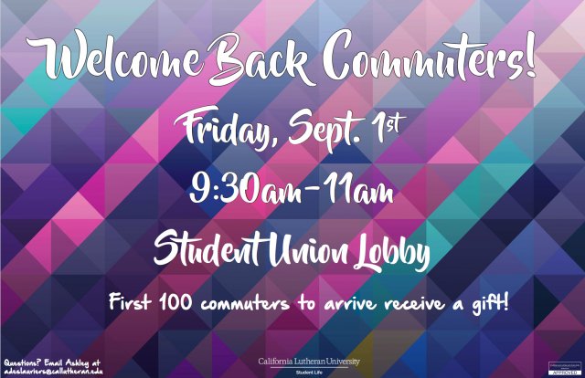 Commuter Welcome Back