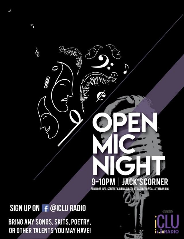 iCLU Radio's Open Mic Night