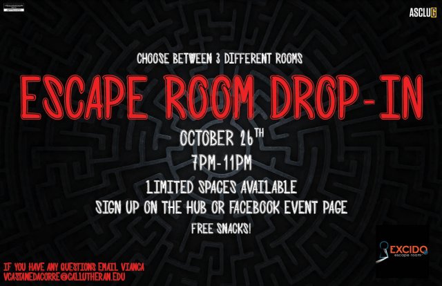 ASCLUG Presents: Escape Room Drop-In