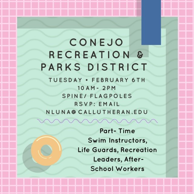 Conejo Recreation & Parks Info Table