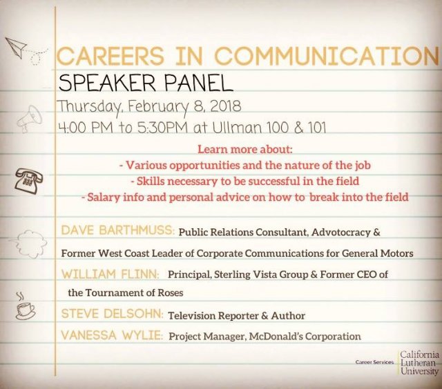 Careers in Communications Speaker Panel