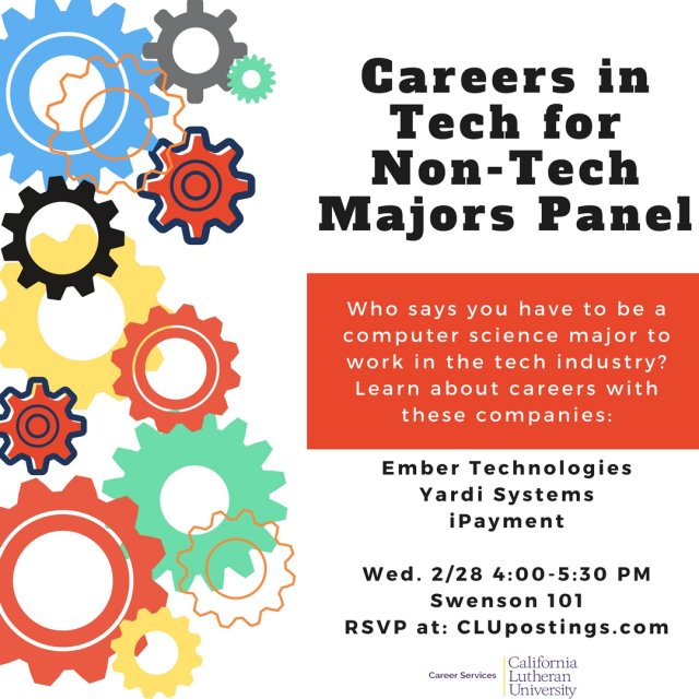 Careers in Tech for Non-Tech Majors Speaker Panel