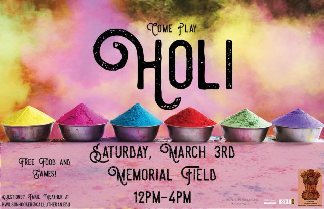 ASCLUG Presents: Holi Color Festival