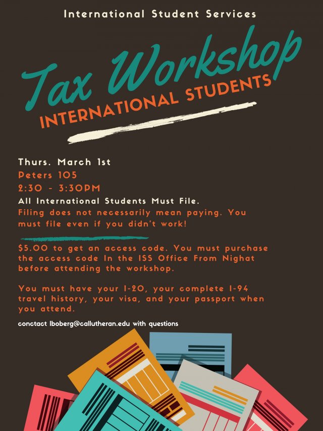 international-students-tax-workshop-california-lutheran-university