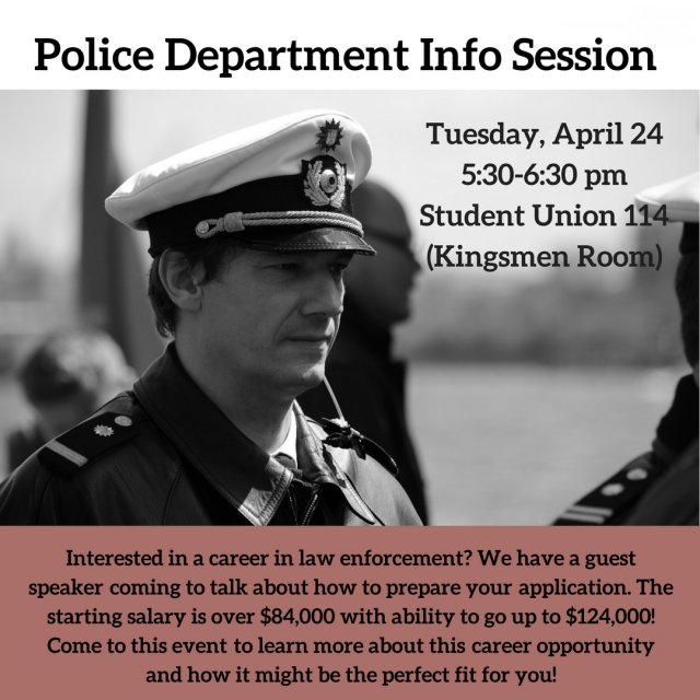 Police Department Info Session