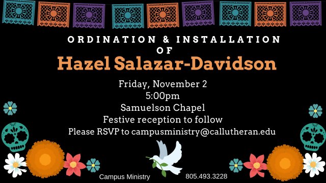 Installation & Ordination of Hazel Salazar-Davidson