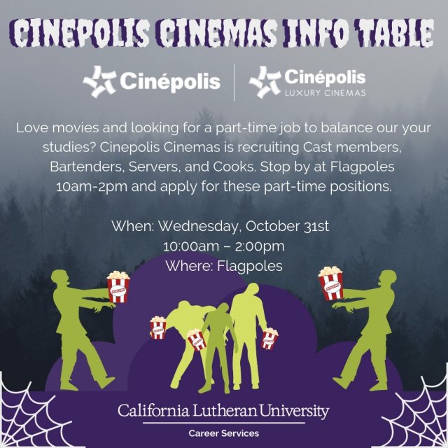 Recruiting on campus: Cinepolis Cinemas