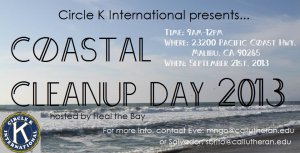 Coastal Cleanup Day 2013