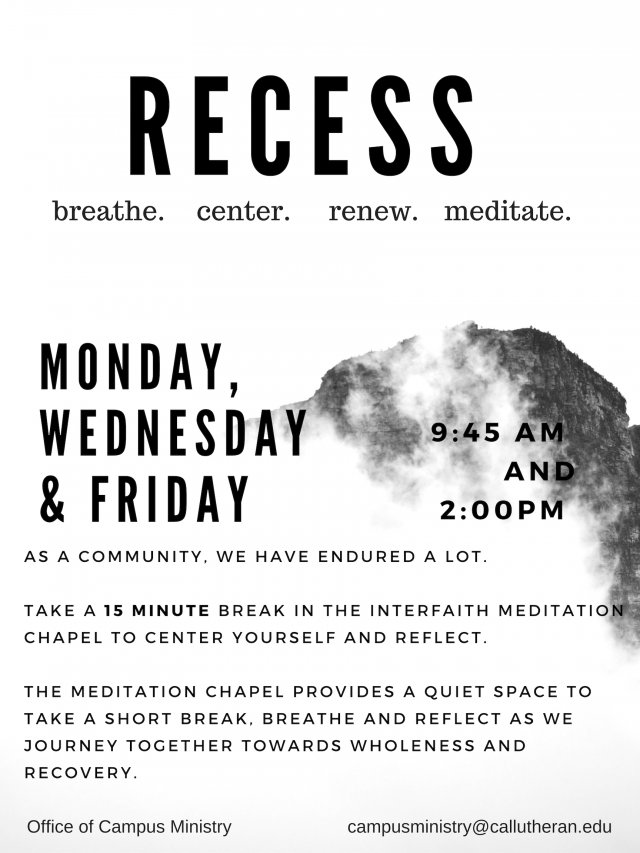 Recess Meditation Moments