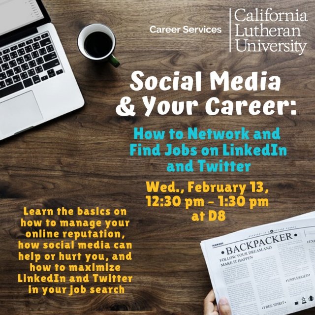 Social Media & Your Career: How to Network and Find Jobs on LinkedIn and Twitter