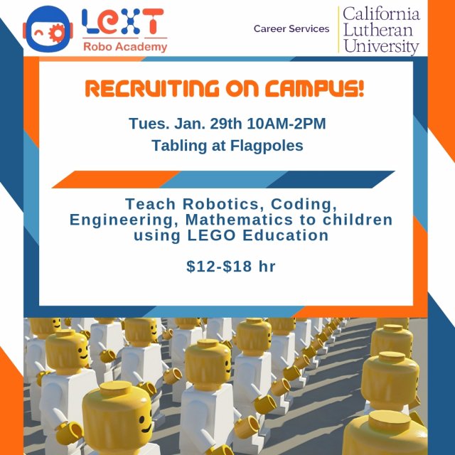 Recruiting on campus: LeXT Robo Academy