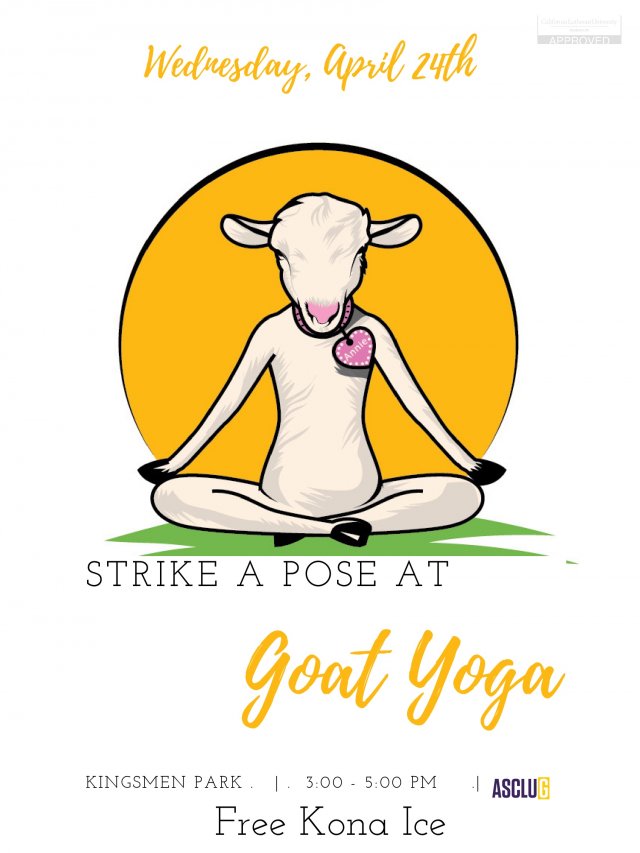 ASCLUG Presents: Goat Yoga