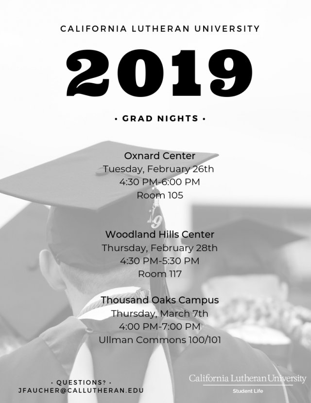 Grad Night: Thousand Oaks Campus