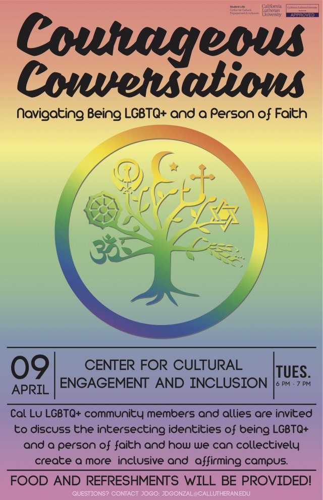 Courageous Conversation: Navigating Being LGBTQ+ and a Person of Faith