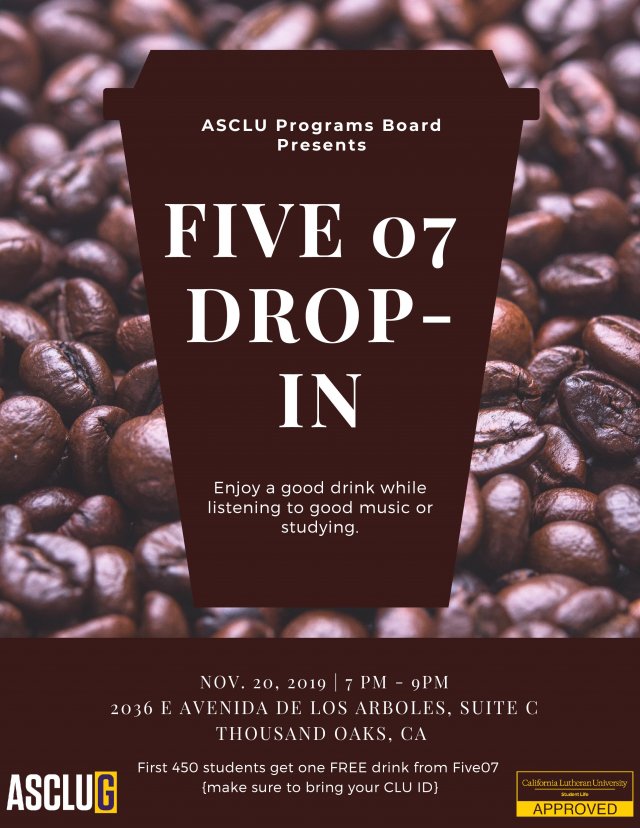 ASCLUG Presents Five 07 Drop-In