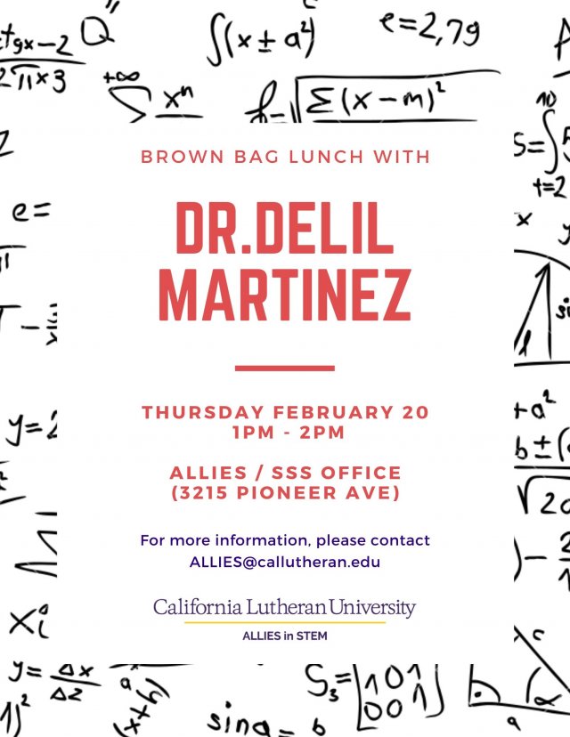 Brown Bag Lunch with Dr. Delil Martinez