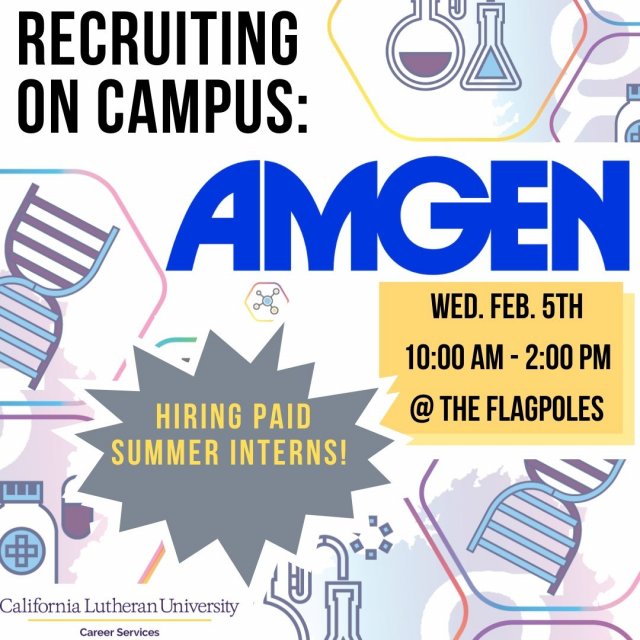 Recruiting on campus: Amgen