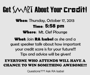 Get SMART about your CREDIT!