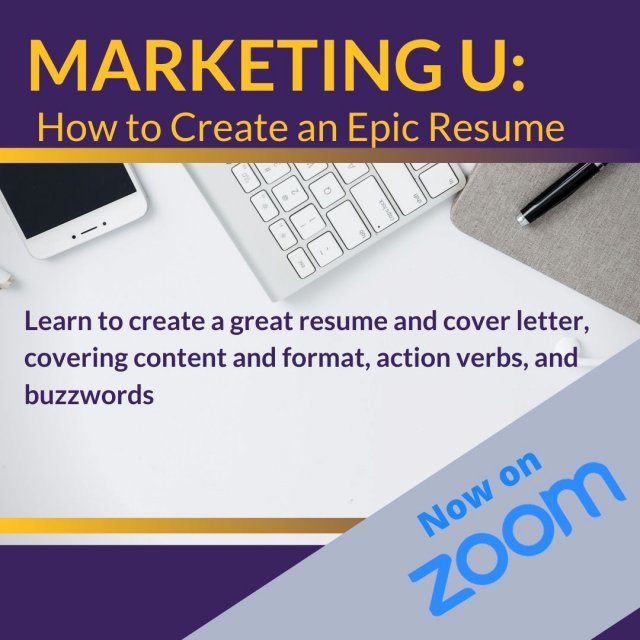 Resumes & Cover Letters via Zoom!