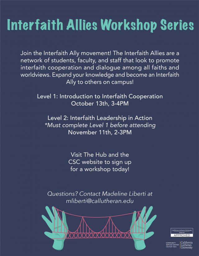 Interfaith Allies Workshop Level 2: Interfaith Leadership in Action