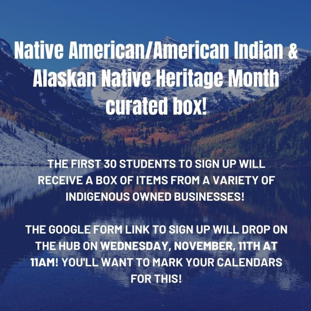 Native American/American Indian & Alaskan Native Heritage Month Curated Boxes!